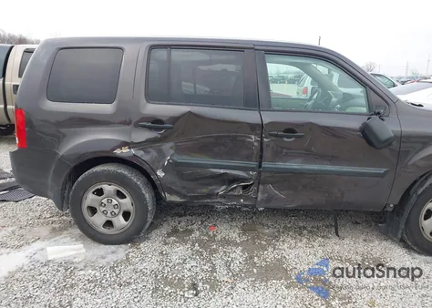 2014 Honda Pilot Lx z USA, uszkodzony, nr VIN 5FNYF3H23EB018963